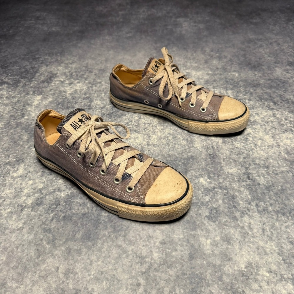 Vintage Converse Chuck Taylor All Star Low Top Faded Navy Blue Sneakers Womens 7